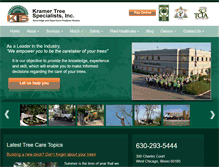 Tablet Screenshot of kramertree.com